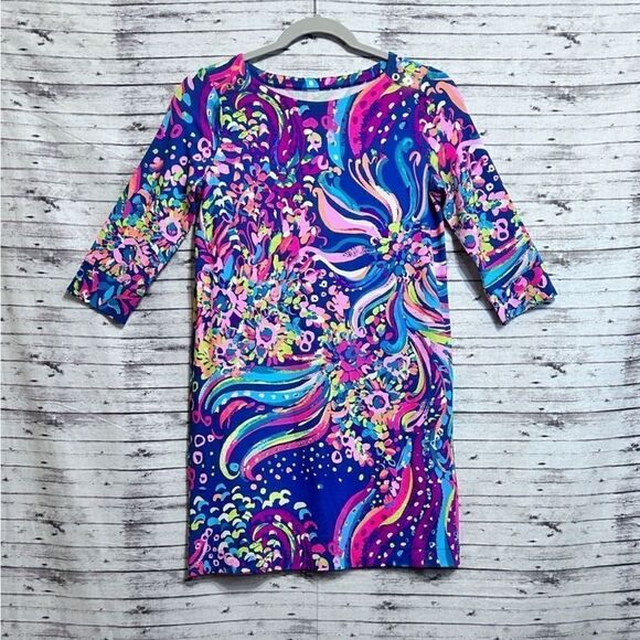 Lilly Pulitzer UPF 50+ Mini Sophie Dress Beach Loot - Picture 1 of 10
